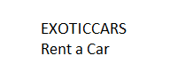 Exoticars レンタカー